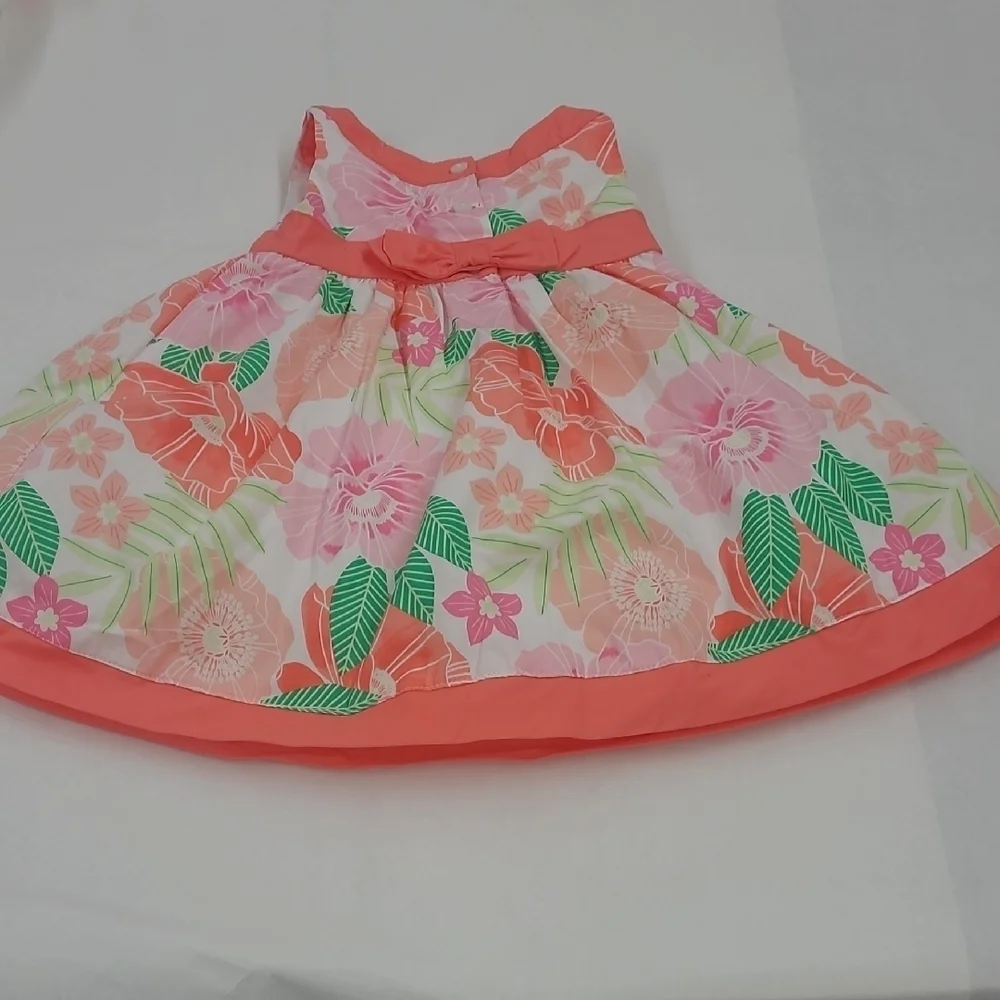 Gymboree Floral and Striped Baby Dress Lot Size 12-18 Months